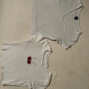 Garage White and Red Kids T-Shirt Set